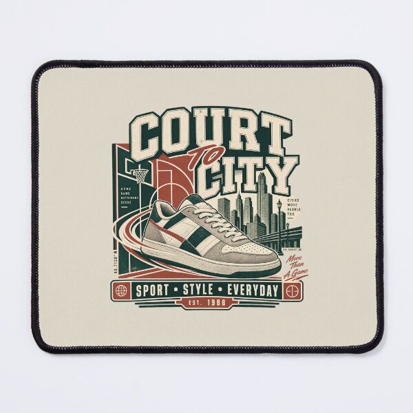 Item preview, Court to City Vintage Sports Lifestyle designed and sold by KakangMudi.