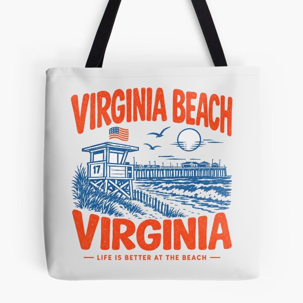 Item preview, Virginia Beach Retro Vibes designed and sold by HowToCanadian.