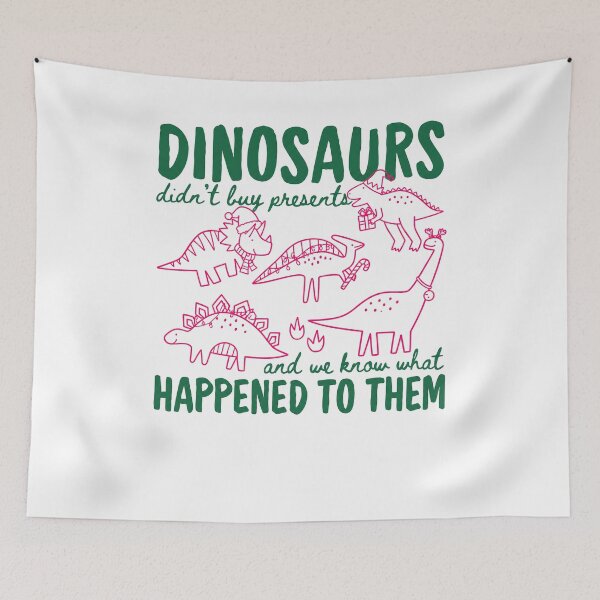 Item preview, Funny Dinosaurs Didn't Buy Presents  designed and sold by marlo-quade.