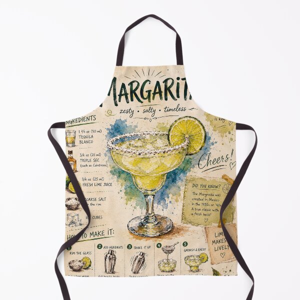 Item preview, Margarita cocktail illustration - How to make it designed and sold by GalleryKauffeld.