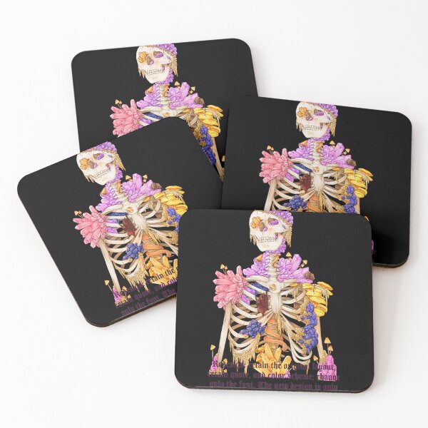 Item preview, Crystal Growing Skeleton Bone Growth Artwork designed and sold by MONALAMOUREA.