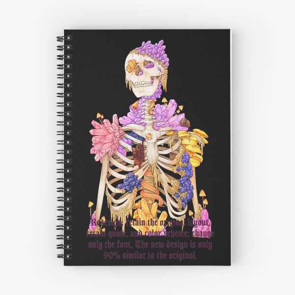 Item preview, Crystal Growing Skeleton Bone Growth Artwork designed and sold by MONALAMOUREA.