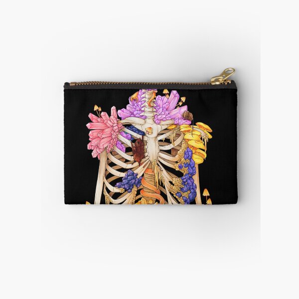 Item preview, Crystal Growing Skeleton Bone Growth Artwork designed and sold by MONALAMOUREA.