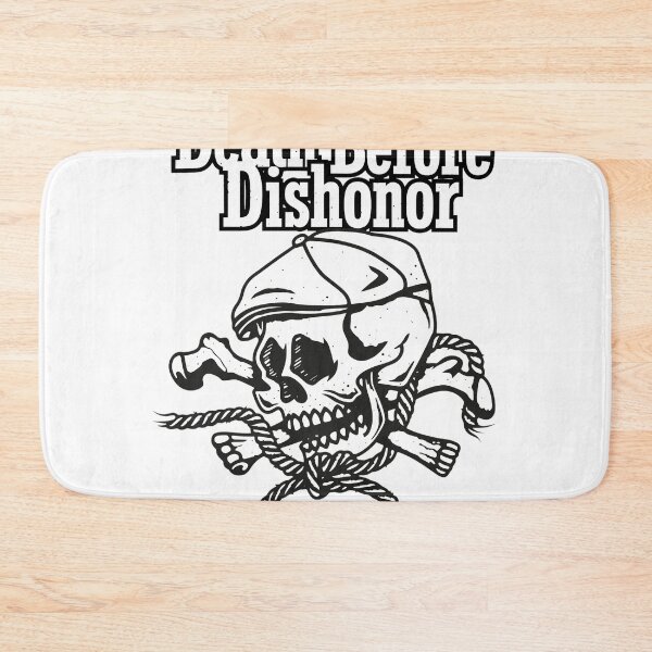 Item preview, Death Before Dishonor Skull Rope Boston Hardcore Art designed and sold by MONALAMOUREA.