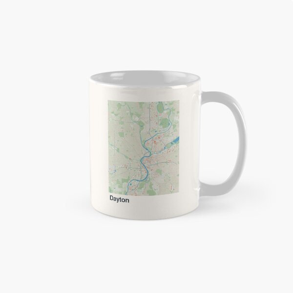 Item preview, Dayton Minimalistic Map Art designed and sold by MapsNerd.