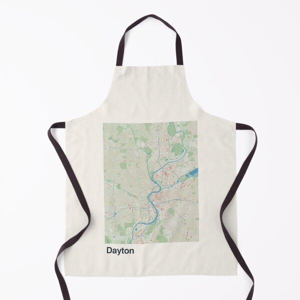 Item preview, Mapa minimalista de Dayton designed and sold by MapsNerd.