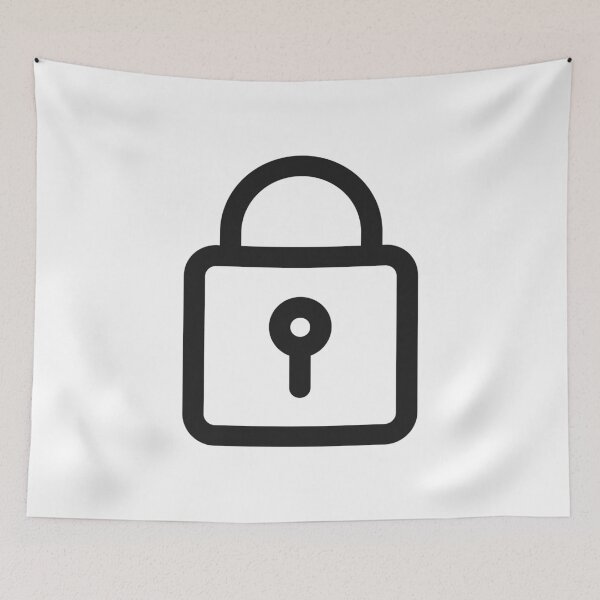 Item preview, Padlock Security Line Icon designed and sold by VectorForge Studio.