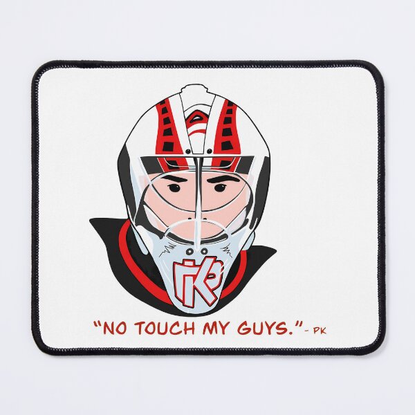 Item preview, Hockey Goalie Mask 'No Touch My Guys' designed and sold by KingwoodMe.