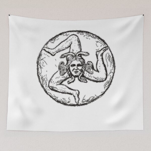 Item preview, Sicily Trinacria Medusa Italian Heritage Vintage Graphic designed and sold by JaredDeShop.
