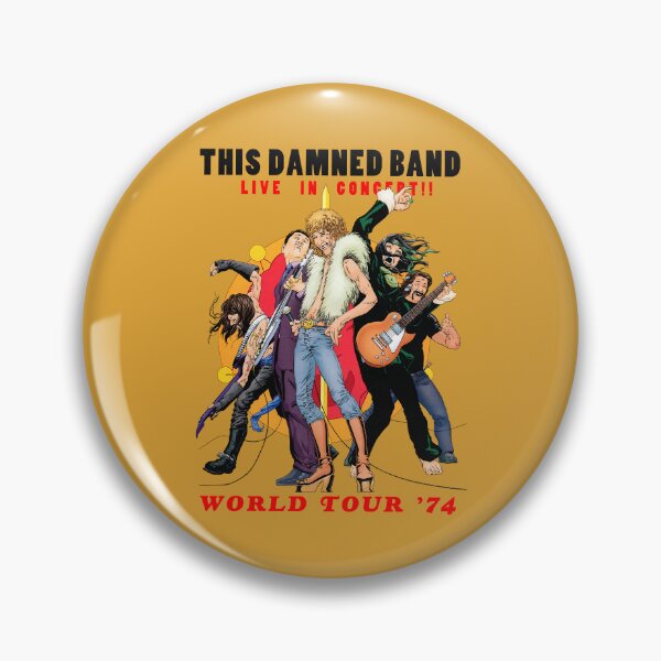 Item preview, The Damned Band World Tour Vintage designed and sold by serazaeni.