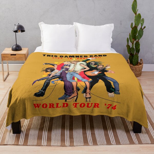 Item preview, The Damned Band World Tour Vintage designed and sold by serazaeni.