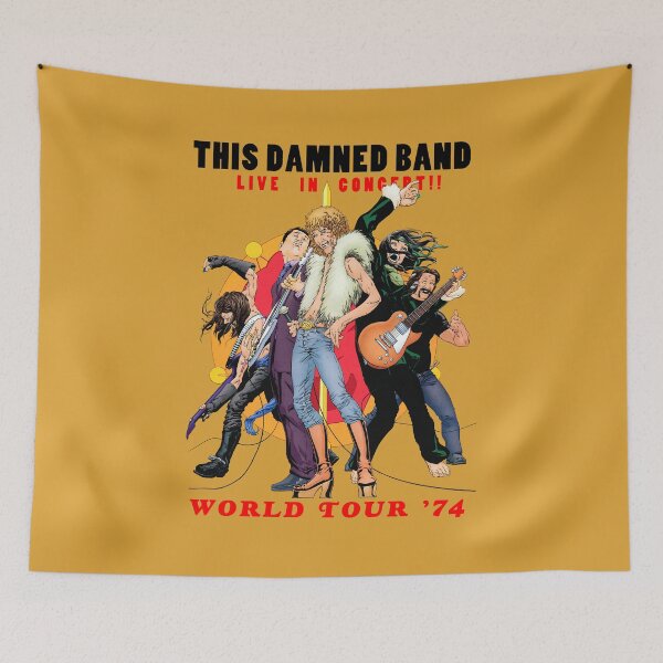 Item preview, The Damned Band World Tour Vintage designed and sold by serazaeni.