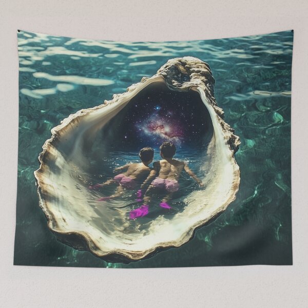 Item preview, A Universe In The Shell Oyster Galaxy designed and sold by MongLongStudio.