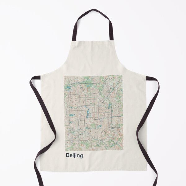 Item preview, Beijing Minimalistic Map Art designed and sold by MapsNerd.