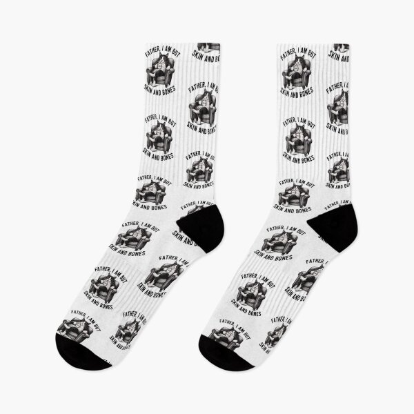 Item preview, Cat Father Skin Bones Humorous Art designed and sold by SoyLamderma.