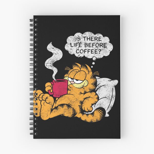 Item preview, Garfield Is There Life Before Coffee Retro Cartoon Cat designed and sold by AzulAdams.