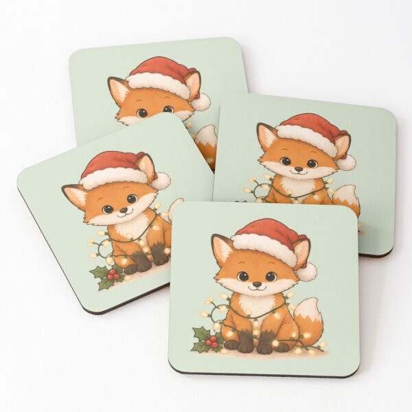 Item preview, Cute Festive Fox designed and sold by MellowMunchkins.