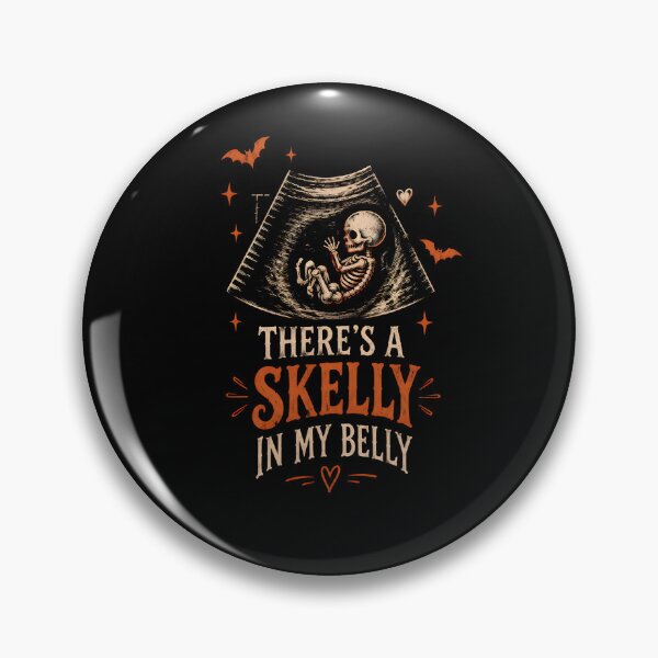 Item preview, There's a Skelly In My Belly  designed and sold by LovelyEvaDesign.