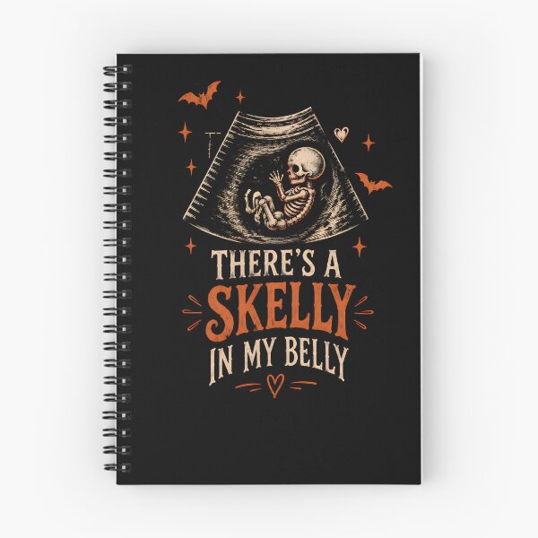 Item preview, There's a Skelly In My Belly  designed and sold by LovelyEvaDesign.