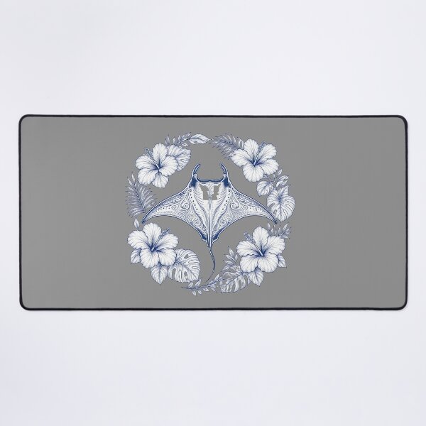 Item preview, Manta Ray Botanical Line Art Design designed and sold by MOCH- ART.