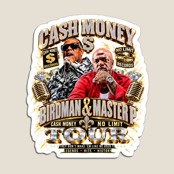 Item preview, Birdman And Master P, Cash Money No Limit Tour designed and sold by CATTYHOLA.