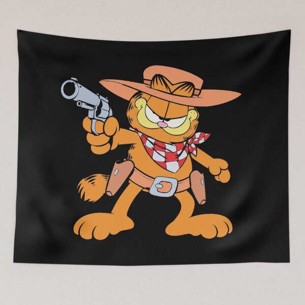 Item preview, Garfield Cowboy Retro Orange Cat designed and sold by AzulAdams.