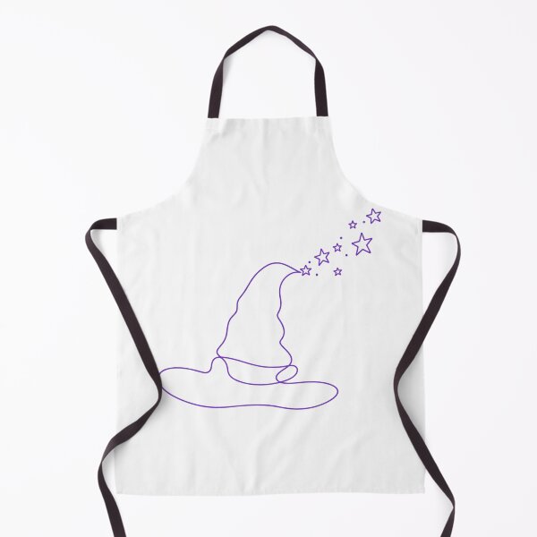 Item preview, Minimalist Witch Hat Line Art Magic Sparkle Wizard TTRPG Role Play designed and sold by Yellowriversss.