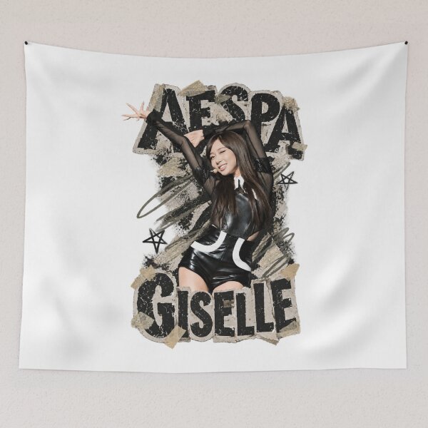 Item preview, aespa Giselle Rap Stage Masking Tape Collage designed and sold by Valereekmerch.