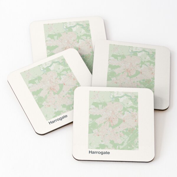 Item preview, Harrogate Minimalistic Map Art designed and sold by MapsNerd.