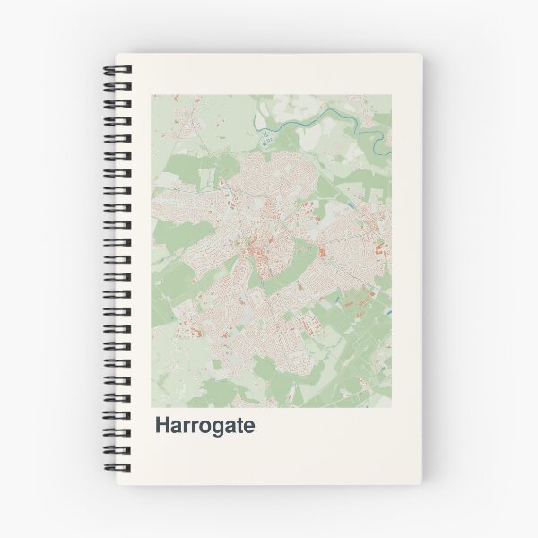 Item preview, Harrogate Minimalistic Map Art designed and sold by MapsNerd.