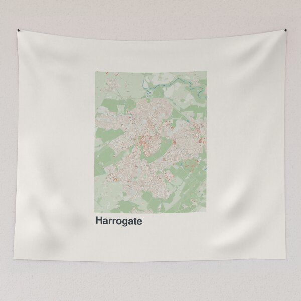 Item preview, Harrogate Minimalistic Map Art designed and sold by MapsNerd.
