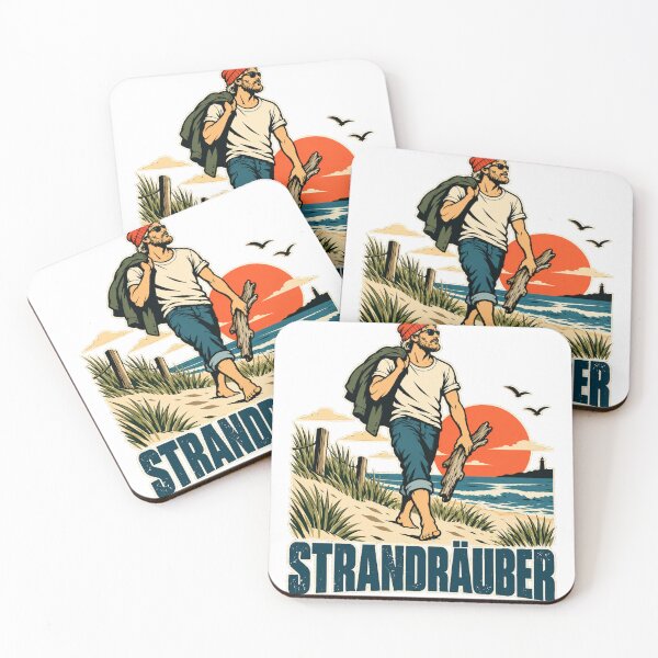 Item preview, Beachcombers – Coastal Love, Sea & Beach Retro Design designed and sold by FrenchieFever.