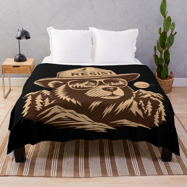 Item preview, Protect Our National Parks Stand With Smokey The Bear Retro designed and sold by AvaLawley.