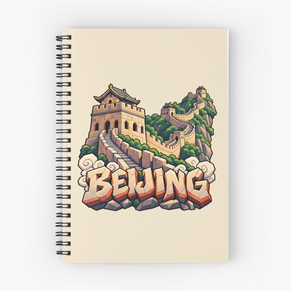 Item preview, Great Wall of China Beijing – Chinese Landmark Travel Illustration designed and sold by Leeded.