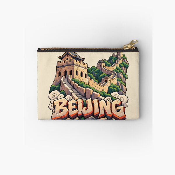 Artikelvorschau, Chinesische Mauer Peking – Reiseillustration zu chinesischen Wahrzeichen entworfen und verkauft von Leeded.