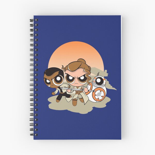 Item preview, Rey, Finn, and BB-8 Powerpuff Style Mashup designed and sold by Epicfunchart.