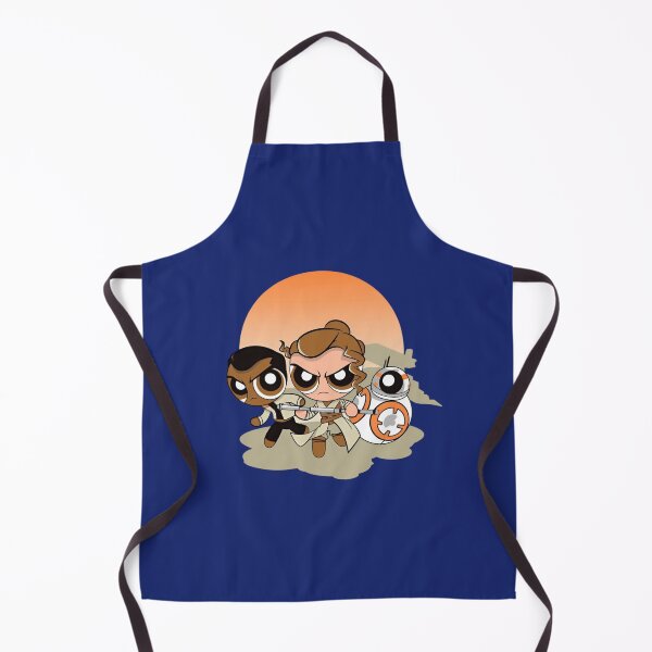 Item preview, Rey, Finn, and BB-8 Powerpuff Style Mashup designed and sold by Epicfunchart.