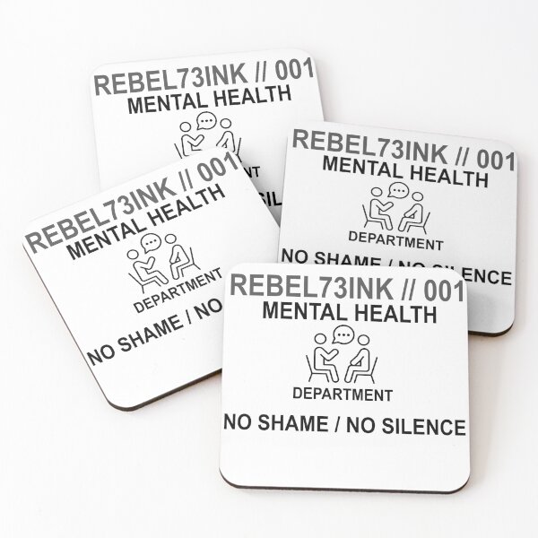 Item preview, Mental health quotes designed and sold by Rebel73Ink.