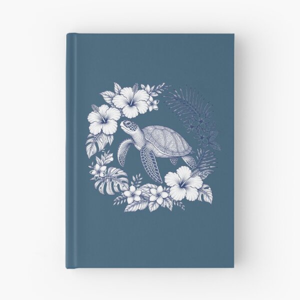 Item preview, Sea Turtle Botanical Line Art Design designed and sold by MOCH- ART.