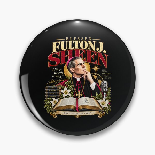 Item preview, Blessed Fulton Sheen, Beatification 2026 Catholic designed and sold by CATTYHOLA.