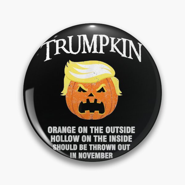Item preview, Halloween Anti Trumpkin Orange On The Outside Hollow Inside designed and sold by PhocoNibict.