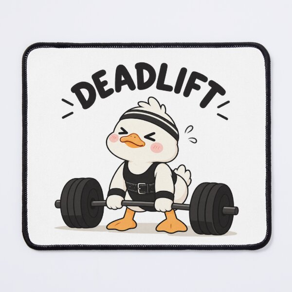 Item preview, Cute Duck Deadlift designed and sold by zero8.design.