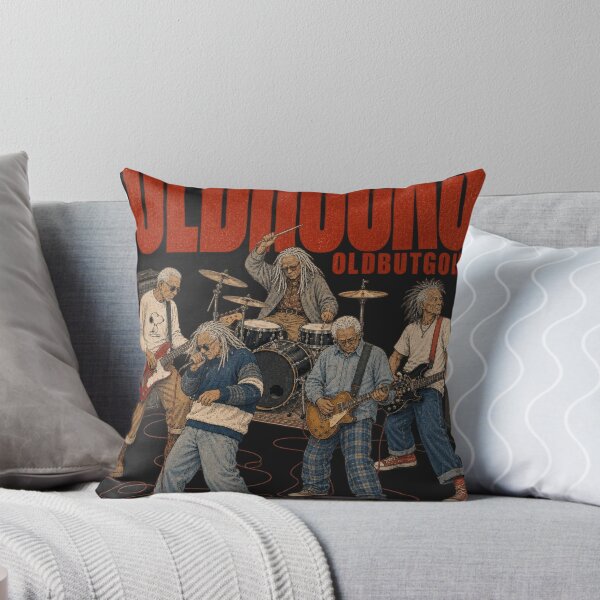 Item preview, Old Rocks Old But Gold - Funny Elderly Rock Band Illustration designed and sold by BRTHRCNK01.