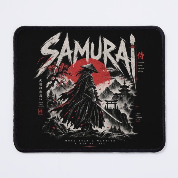 Item preview, Samurai Warrior – Honor, Discipline & Strength Japanese Streetwear Design designed and sold by UNVYRE.