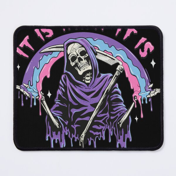 Item preview, Grim Reaper Melting Pastel Rainbow Acceptance Phrase designed and sold by MONALAMOUREA.