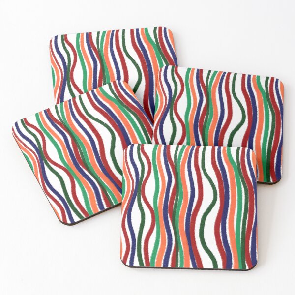 Item preview, wave, stripe, geometric, fabric, retro, stripes, illustration, pink, vintage, striped, textile, art, backdrop, decoration, lines designed and sold by MartaElezart.