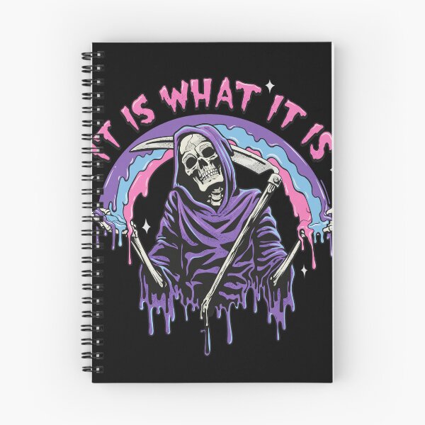 Item preview, Grim Reaper Melting Pastel Rainbow Acceptance Phrase designed and sold by MONALAMOUREA.