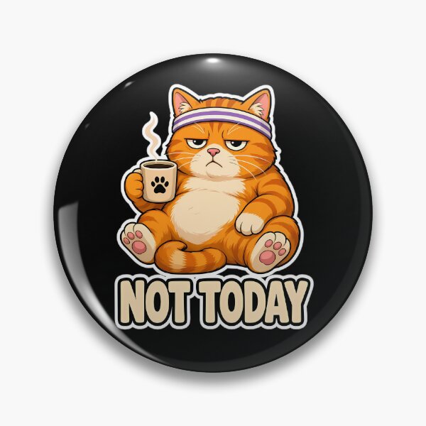 Item preview, Not Today Grumpy Cat Coffee Headband designed and sold by Linework Studio.