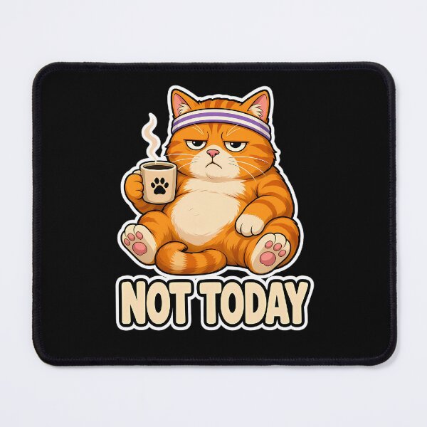 Item preview, Not Today Grumpy Cat Coffee Headband designed and sold by Linework Studio.