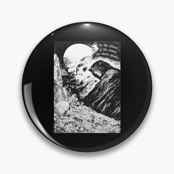 Item preview, Dark Moon Over Bone Mound Engraving designed and sold by MONALAMOUREA.